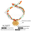 304 Stainless Steel Pendant Printed Scarf Necklaces FS-WGD2FA8-03-1