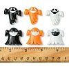 6Pcs 6 Styles Halloween Opaque Resin Decoden Cabochons CRES-FS0001-67-5