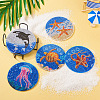 5D DIY Diamond Painting Cup Mat Kits DIY-TAC0021-09C-28