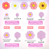 Flatback Hair & Costume Accessories Ornaments Resin Flower Daisy Cabochons CRES-PH0003-18-2