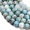 Natural Larimar Beads Strands GG-D001-A01-3