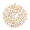 Electroplated Shell Pearl Beads Strands BSHE-C006-06B-2