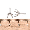 304 Stainless Steel Stud Earring Findings STAS-B091-02B-07P-3