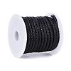 Braided Imitation Leather Cord LC-D051-B-11-3