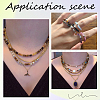 2 Strands Natural Yellow Tiger Eye Beads Strands G-BBC0001-29-5