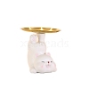 Resin Cat Shape Sculpture Tray PW-WG3B008-01-1