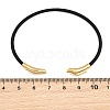 Braided Steel Wire Bangles Making KK-CBA6056-02A-G-3