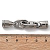 304 Stainless Steel Interlocking Clasps STAS-V008-24P-3