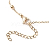 Electroplated Raw Natural Quartz Pendant Necklaces NJEW-JN04968-6