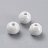 Glazed Porcelain Beads PORC-D001-16mm-04-1