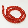 Natural Carnelian Beads Strands G-G338-8mm-01-2