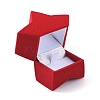 Christmas Star Shape Flocking Jewelry Gift Boxes VBOX-L002-I01-3