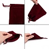 Rectangle Velvet Pouches X1-TP-R002-10x12-02-2