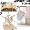 Natural Beech Wood Knitting Looms Tool Sets TOOL-WH0127-05-6