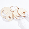  20Pcs 2 Style Wood Plywood Embroidery Floss Organizer FIND-NB0002-25-4