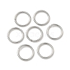Tarnish Resistant 304 Stainless Steel Open Jump Rings STAS-J013-10x1mm-01-1