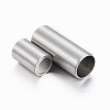 Smooth 304 Stainless Steel Magnetic Clasps with Glue-in Ends STAS-G179-36P-5mm-2