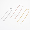 Brass Stud Earring Findings KK-F070-16-FF-1