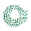 Anti-Tarnish Electroplate Rondelle Glass Beads Strands EGLA-T021-3mm-17-08-2