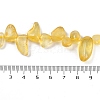 Natural Yellow Agate Nuggets Beads Strands G-B125-A13-01-4