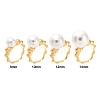 Brass Cuff Finger Ring Settings KK-L219-15C-G-4