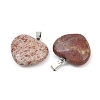 Natural Gemstone Pendants G-A281-02P-06-2