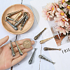 14Pcs 7 Colors Alloy Cord Ends FIND-GF0007-11-3