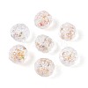 Handmade Foil Glass Beads FOIL-N029-10G-2