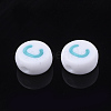 Initial Acrylic Beads X-OACR-E001-20C-2