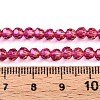 Baking Paint Transparent Glass Beads X1-DGLA-A035-T4mm-A03-5