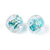 Handmade Foil Lampwork Beads Strands FOIL-T008-04C-3