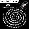 1Pc Alloy Glass Crystal Rhinestone Butterfly Link Chains LCHA-PH0001-01-2