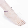 Glass Seed Beads Anklets AJEW-AN00277-05-4