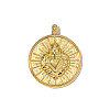 304 Stainless Steel Pendants STAS-OY014-66G-1