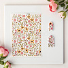 Flower Pattern Ceramics Clay Water Transfer Paper PW-WGC1FF9-02-1