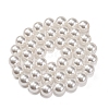 Baking Painted Pearlized Glass Pearl Round Bead Strands PEAR-H019-02D-04-3