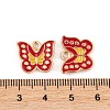 Light Gold Plated Alloy Enamel Pendants FIND-Q100-04KCG-03-3