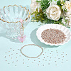 3000Pcs Brass Crimp Beads KK-PA0001-23-4