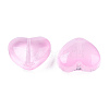 Transparent Spray Painted Glass Beads X-GLAA-N035-030-C09-3