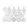 Christmas Carbon Steel Cutting Dies Stencils X-DIY-R079-045-2