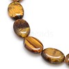 Natural Gemstone Tiger Eye Beads Strands G-L164-A-07-2