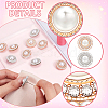 12Pcs 2 Colors Zinc Alloy Rhinestone Shank Buttons FIND-FG0002-92-3