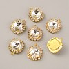 Crystal Glass Rhinestone Pendants RB-TAC0005-06-2