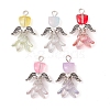 Transparent Acrylic and Glass Pendants PALLOY-JF02447-02-1