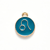 Alloy Enamel Pendants LS-X-ENAM-S124-01B-05G-2