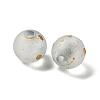 Frosted Transparent Acrylic Beads X1-OACR-F013-12F-2
