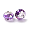 Two Tone Resin European Beads RESI-M001-02G-2