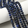 Grade B Natural Tiger Eye Beads Strands G-F591-18-6mm-01-1