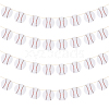 8 Bags Paper Baseball Hanging Banner AJEW-FH0006-97-1