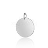 Anti-Tarnish 304 Stainless Steel Pendants STAS-I311-32D-P-1